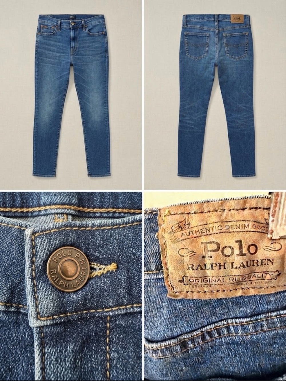 👖 Classic Polo Ralph Lauren Denim Skinny Jeans 💙 Girls